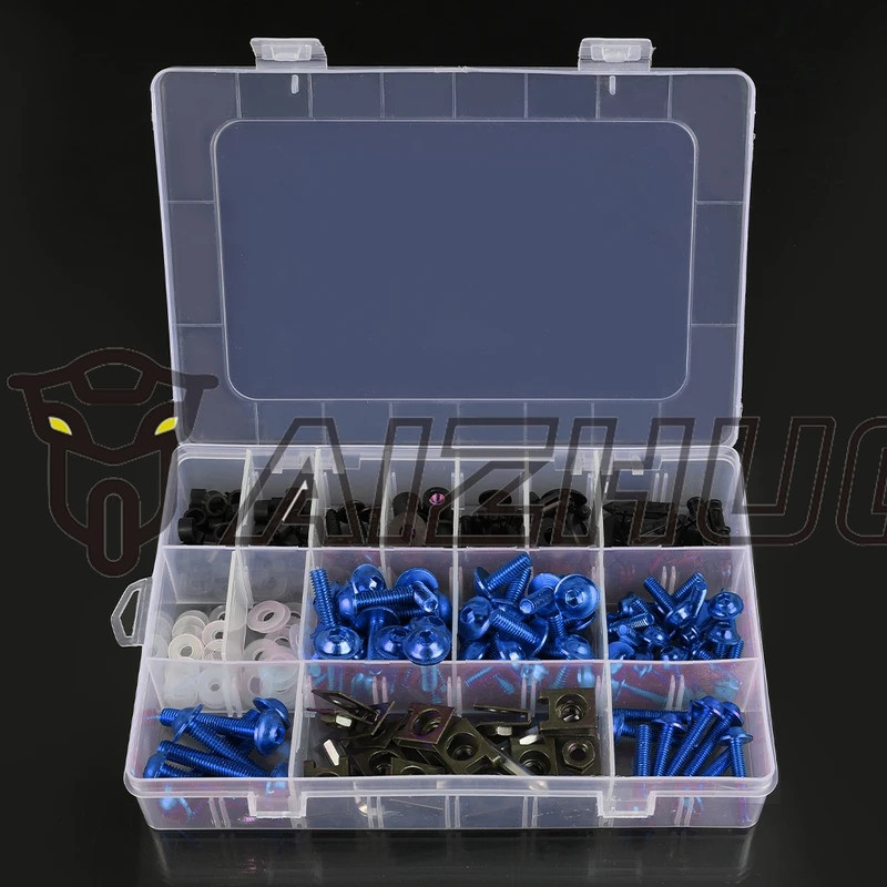 รถจักรยานยนต์ Fairing Bolts Kit Body Fastener สกรูถั่วสําหรับ YAMAHA YZF R6 R3 R1 R1M R1S R7 R9 R25 