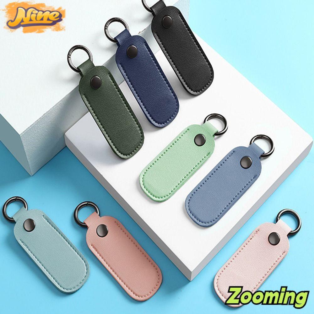 ZOOMING U Disk Pouch Key Ring Pendrive Holder USB แฟลชไดรฟ์