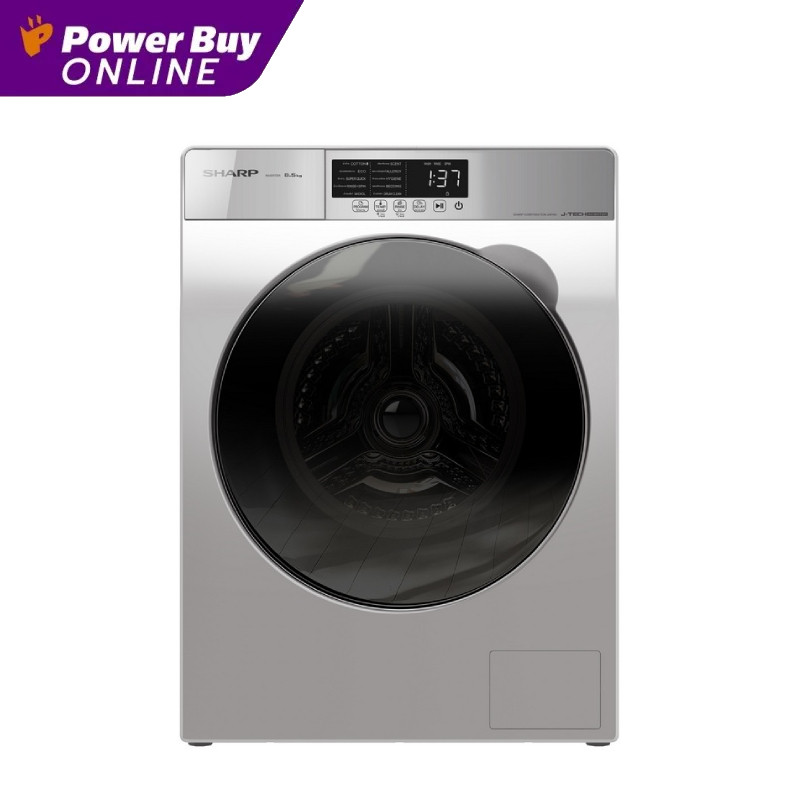 [จัดส่งพร้อมติดตั้ง] SHARP เครื่องซักผ้าฝาหน้า (8.5 kg) รุ่น ES-FK852ET-W