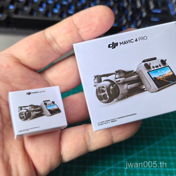 Miniature Mini กล่องกระดาษทหารบ้านตุ๊กตาฉาก Props DJ Drone Demon 3 Drone Etc No Drone VWPC