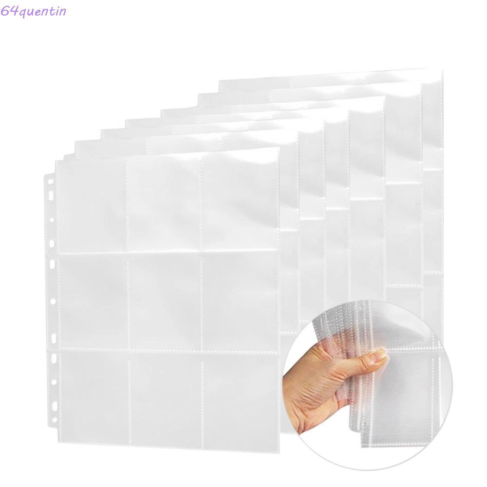 QHENTIN Card Sleeves for Home Collection Card Stock 90 Pockets Heavy-duty Transparent Gaming Card