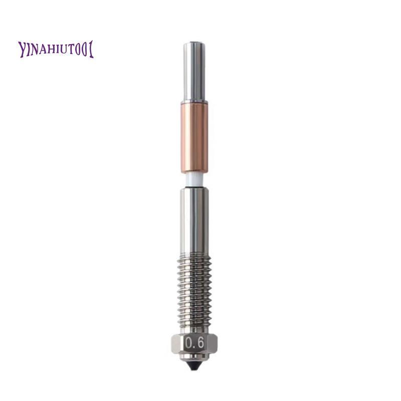 Yinahiut001Nozzle เปลี่ยนหัวฉีด Bimetal สําหรับ QIDI Q2 Q2c 3D เครื่องพิมพ์, สําหรับ PLA, PETG ABS, 