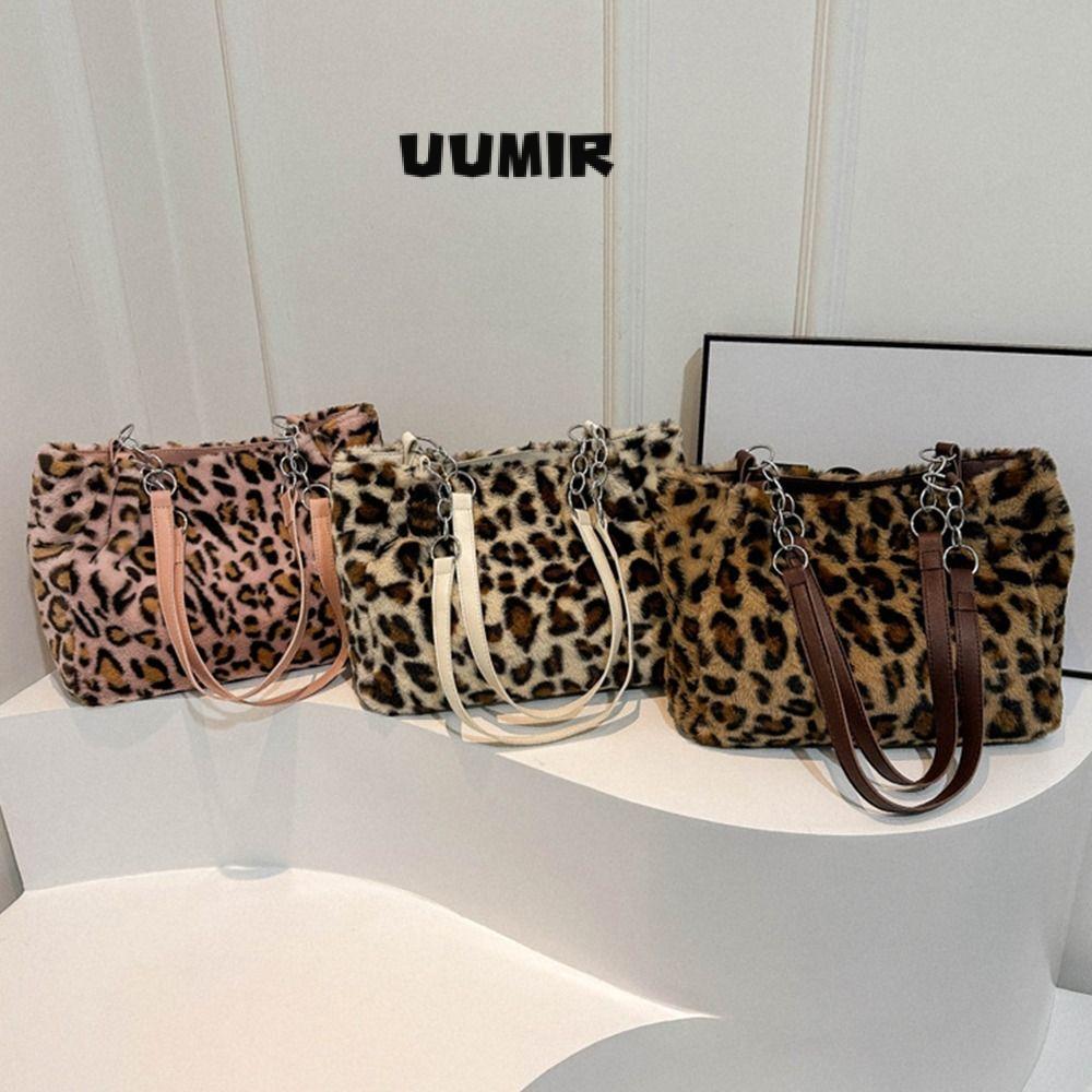 UUMIR Fluffy Tote Bag, Trend Design Square Shape Plush Tote Bag, Fashion Underarm Style Large Capacity Shoulder Tote Bag กิจกรรมทางสังคม