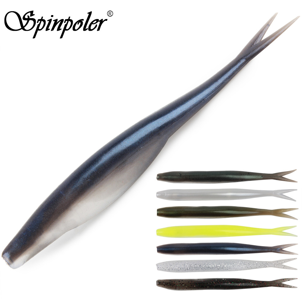 Enhanced Water Action Split Tail Jerk Minnow Multi-Species Game Fish Bait