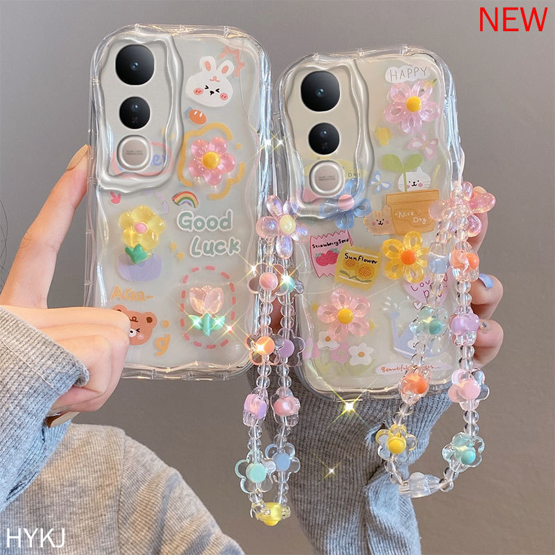 เคส VIVO V50 ตุ๊กตาแท่ง เคสโทรศัพท์ซิลิโคนอ่อนนุ่ม TPU โปร่งใส TYGZ1