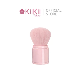 KiiKii แปรงแต่งหน้าแบบพกพา แปรงปัดแก้ม ขนละเอียด พร้อมฝาปิด ป้องกันฝุ่น เหมาะทุกใบหน้า