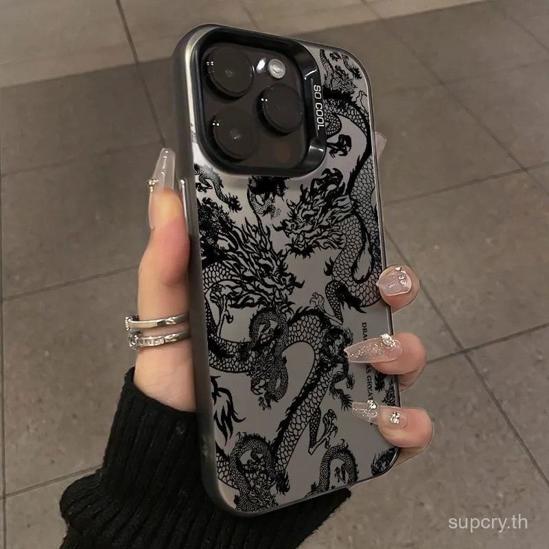 CASENEALภาษาอังกฤษริบบิ้นคุณภาพสูงกระจกเคสโทรศัพท์เหมาะสําหรับiPhone 17ProMax 17pro 17 air 16promax 16 15promax 15 14promax 13 13Promaxแฟชั่นAnti Drop Hard Case