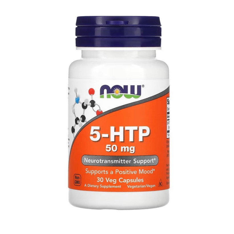 [ 5-ไฮดร็อกซีทริปโตเฟน ]  Now Foods , 5-HTP [ 50 mg / 100 mg ](5HTP)