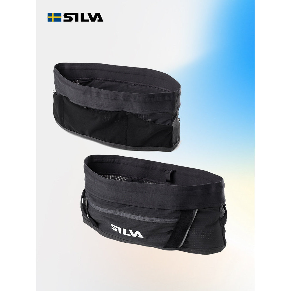 SILVA Strive แหวนห่วง 360 องศาวิ่งเอวกระเป๋ามัลติฟังก์ชั่ถนนวิ่งข้ามประเทศวิ่งกระเป๋ากีฬากันน้ํา