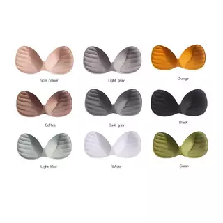 Meetistkn ผู้หญิงบิกินี่เบาะแทรกเต้านม Bra Enhancer Push Up หน้าอกที่มองไม่เห็น Pad TH