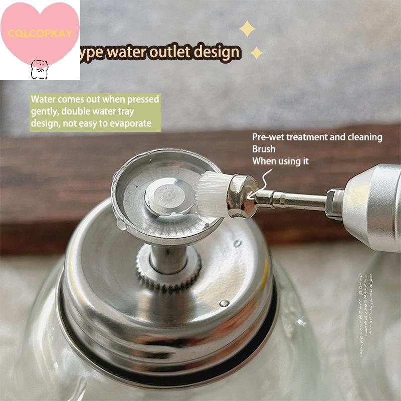 HANHAI 180ML แก้วเล็บปั๊ม Dispenser ทําความสะอาดขวด Liquid แอลกอฮอล์ขวดโทรศัพท์หน้าจอซ่อม Remover ทําความสะอาดขวด TH