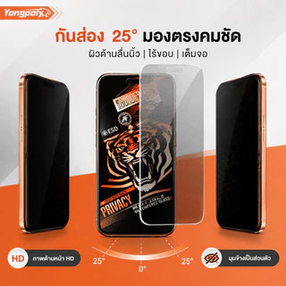 ฟิล์มกระจกเต็มจอไร้ขอบด้าน+กันมองESD กันไฟฟ้าสถิตย์ สำหรับ IPHONE 16PROMAX 17AIR 16PLUS 17PROAMX11 XR 12PRO 1315PROMAX