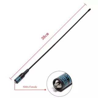 Voel NA-771 SMA ตัวเมีย SMA-F กว้าง2ระดับมีความยืดหยุ่นเสาอากาศ BF-888S UV-5R
