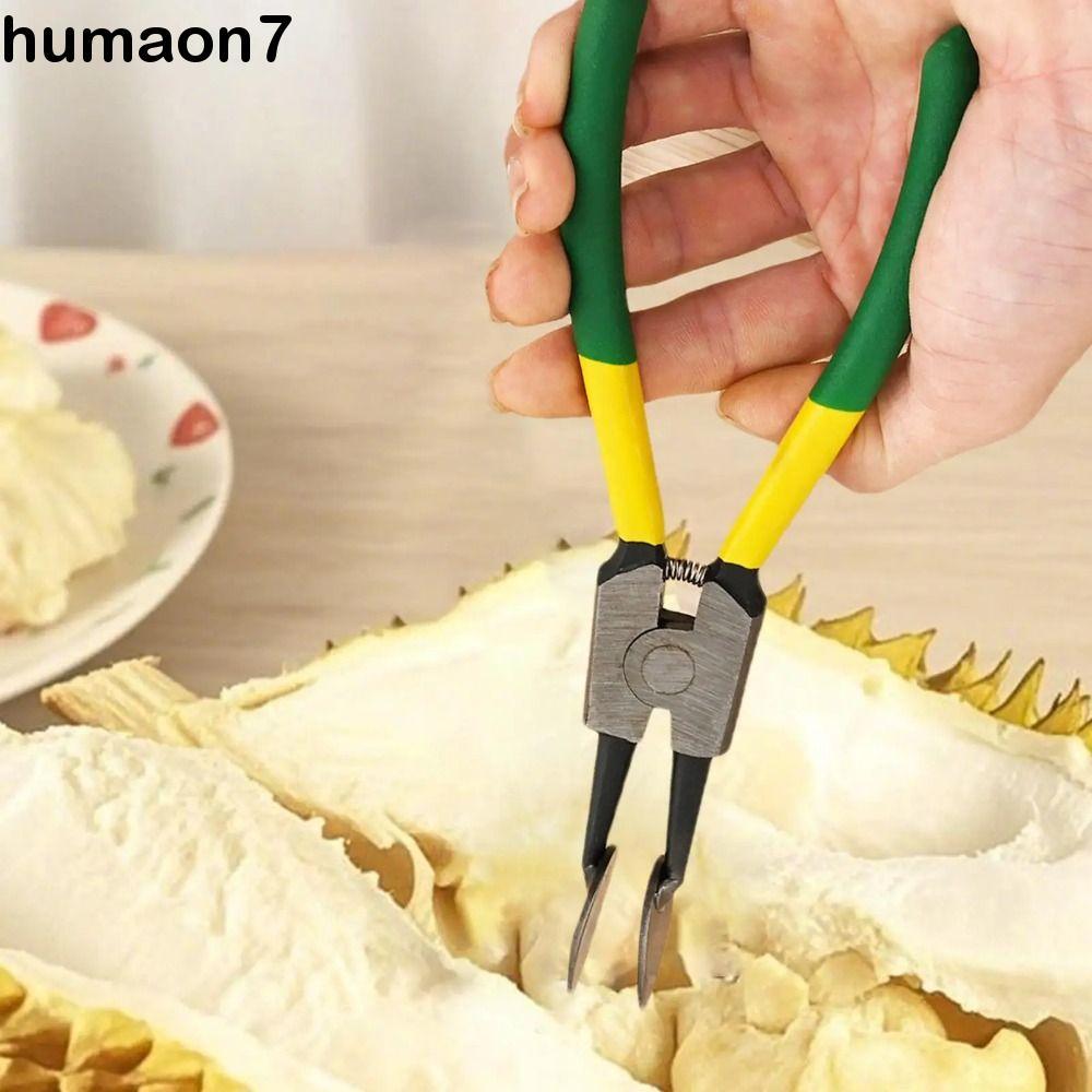 HUMAON ที่เปิดทุเรียน ทนทานเปิดได้อย่างง่ายดายทุเรียน Peel Breaking เครื่องมือ, อุปกรณ์ครัวประหยัดแรงงานตามหลักสรีระศาสตร์เครื่องมือเปิดผลไม้ครัว