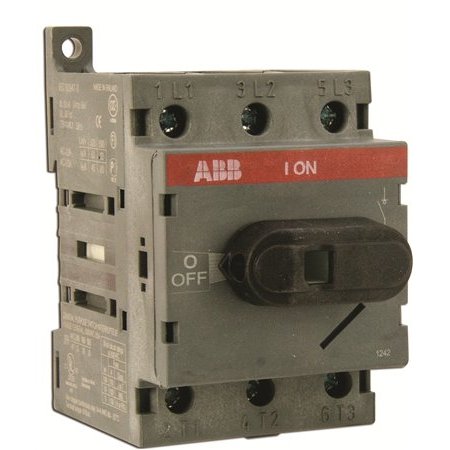 ABB OT80F3 ตัดการเชื่อมต่อแบบไม่ใช้, 80 แอมป์, 3 ขั้ว, ขั้วสกรู, สแตนเลส