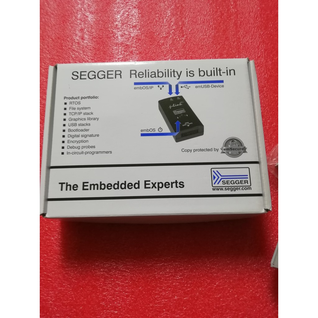 ต้นฉบับแท้ SEGGER J-Link Base Compact Burner Simulator Jlink 8.19.00