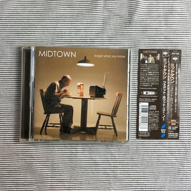 (ฉบับญี่ปุ่น ) Midtown – ลืม What You Know CD youzi