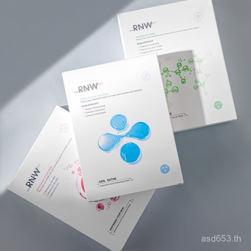 Mask Moisturizing Repair First Aid Ru/Moisturizing Hyaluronic Acid ลดสิว Marks Wei Stay Up LateหญิงM