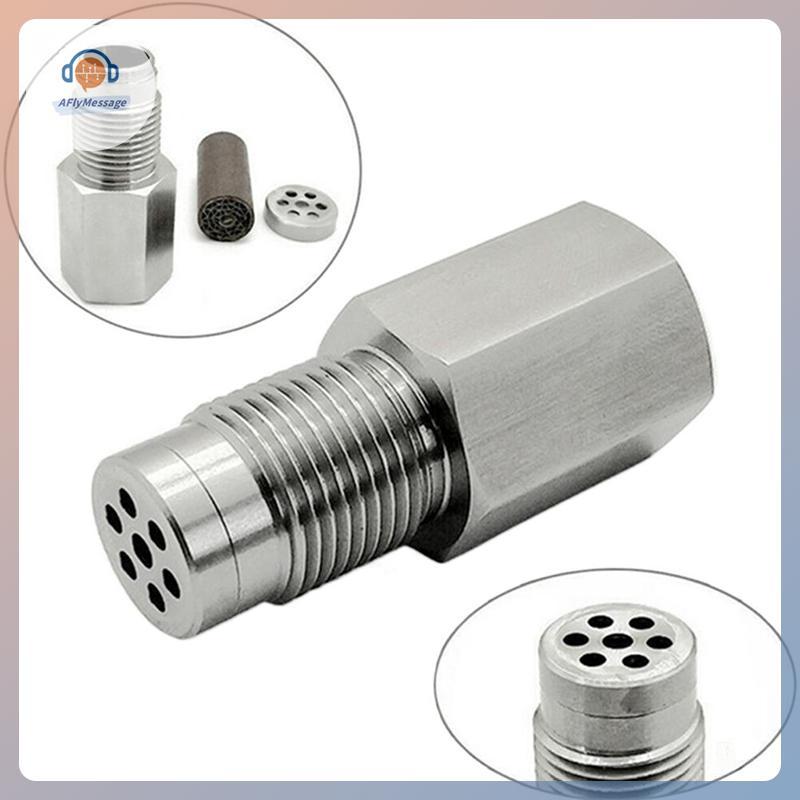 AFl M18*1.5 O2 Oxygen Sensor Spacer CEL Eliminator, ตรวจสอบไฟเครื่องยนต์, Catalyst Simulator, อะแดปเตอร์สแตนเลส 304 TH