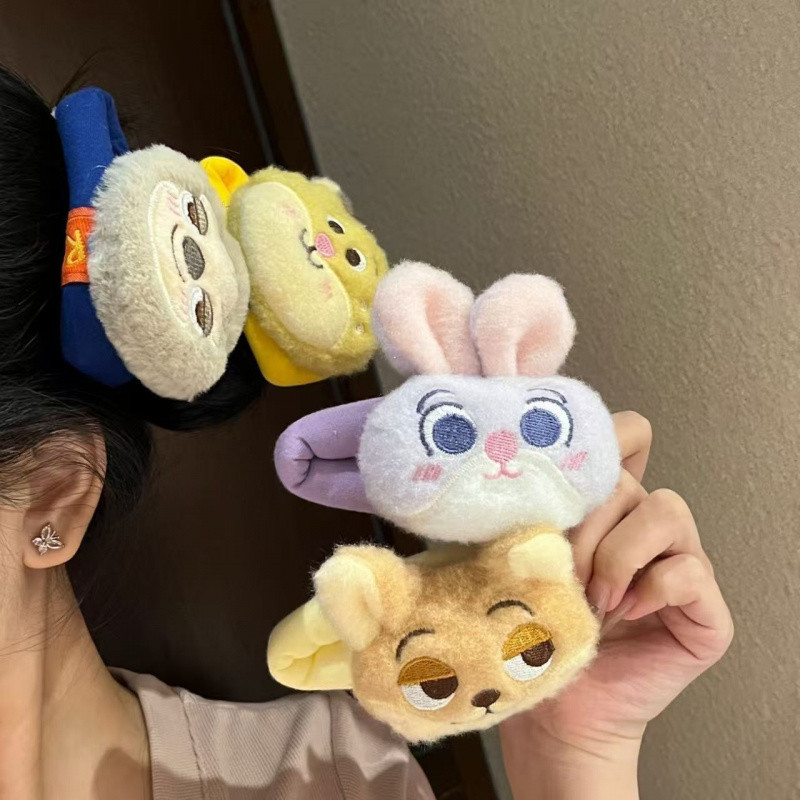 การ์ตูนน่ารักบ้าสัตว์เมืองคลิปแบนตุ๊กตานิคจูดี้เรียบคลิปสาวน่ารักกิ๊บ