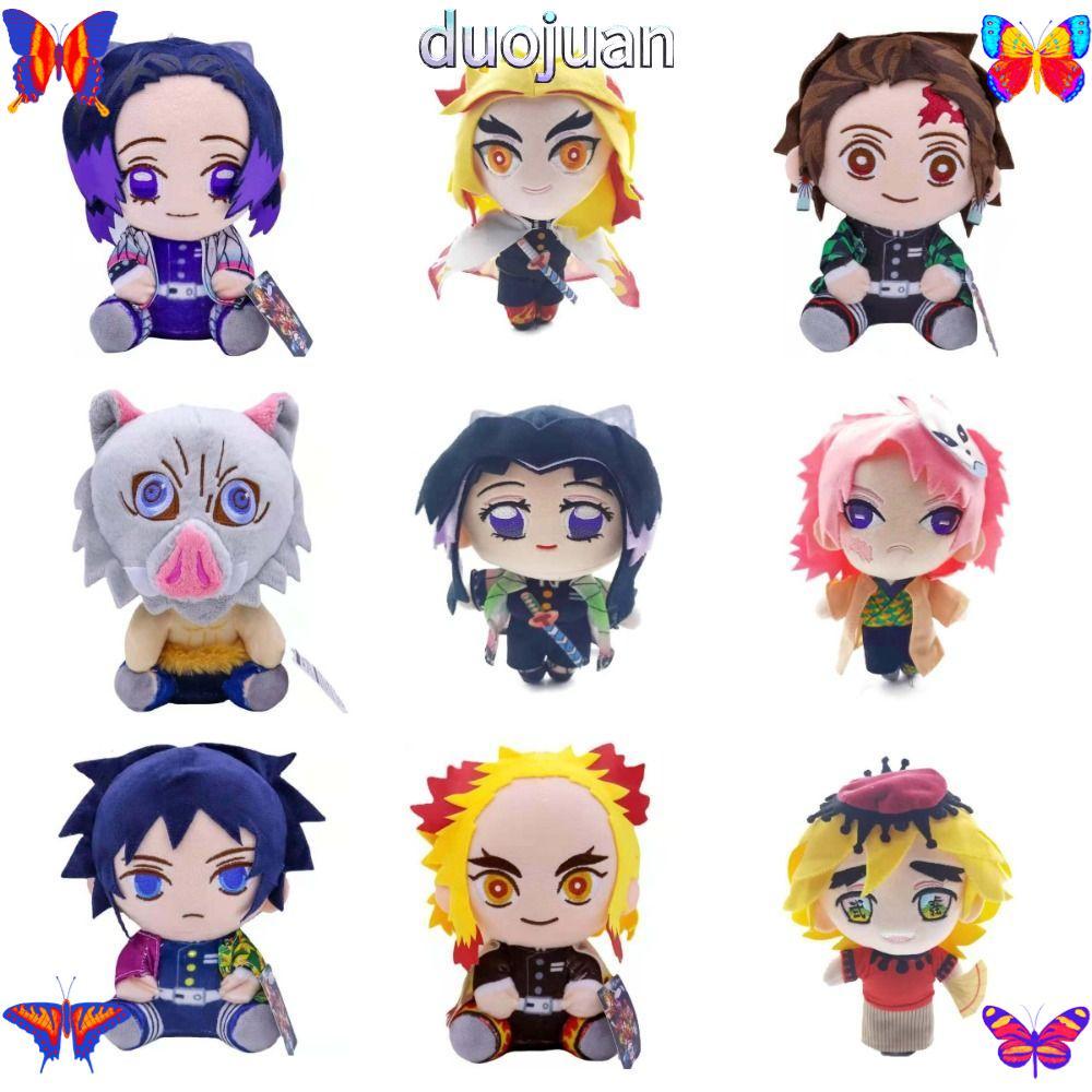 DUOJUAN Demon Slayer ตุ๊กตาตุ๊กตา, Tanjirou Kamado 20 ซม.ญี่ปุ่นอะนิเมะตุ๊กตาของเล่น, Agatsuma Zenit