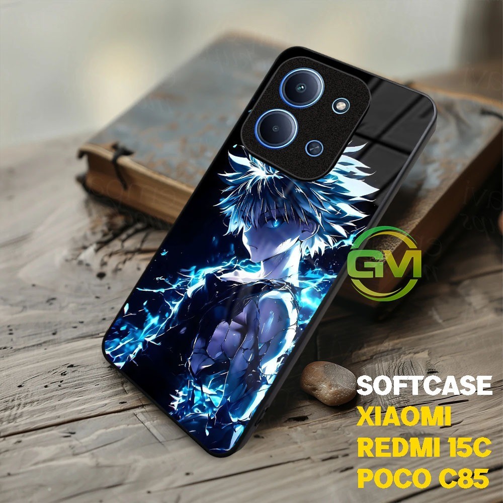 GLOSSY SOFTCASE สําหรับ XIAOMI Redmi 15c Poco C85 คุณภาพระดับพรีเมียม KILLUA HUNTER X HUNTER MOTIF