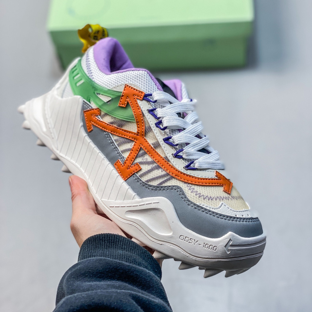 OFF-WHITE ODSY-1000 Heightening Men Women Sports Shoes Arrow Cross Country Running Shoes