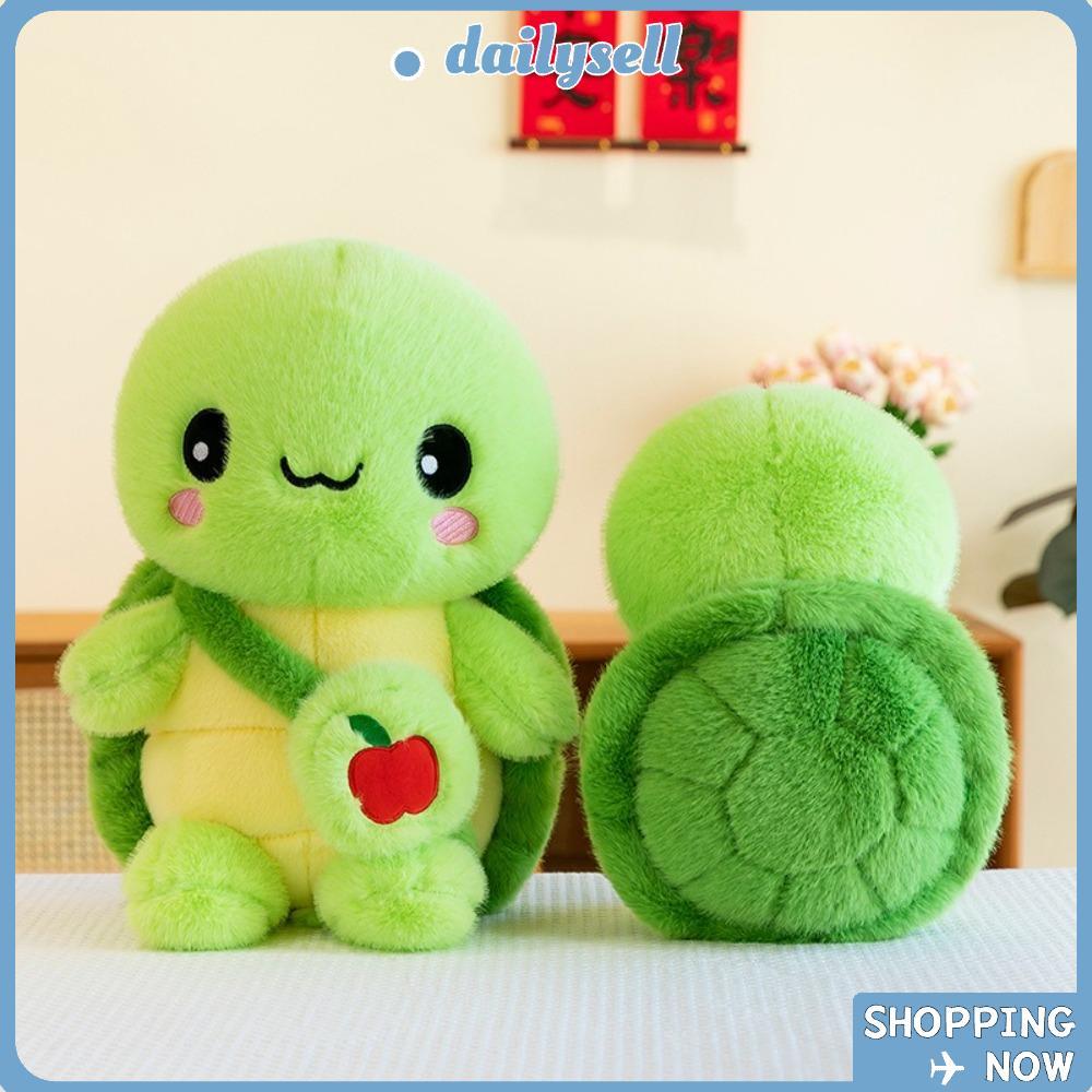 DAILY ตุ๊กตากระเป๋าเป้สะพายหลังเต่า 23 ซม./35 ซม. หมอนแฟชั่นสัตว์ ของขวัญวันเกิด