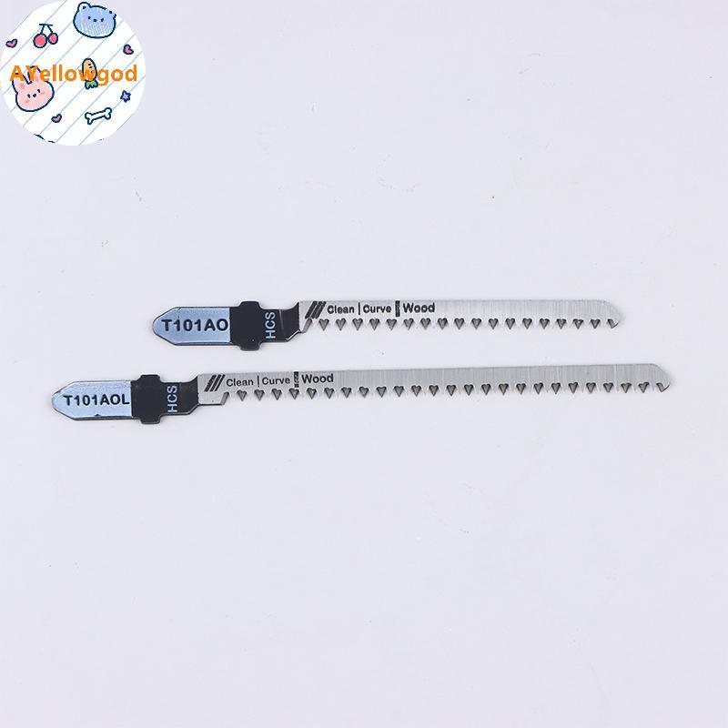 AYellowgod 5 ชิ้น T101AOL T101AO ใบเลื่อยจิ๊กชุด 20 Tpi, T-Shank, สําหรับการตัดที่แม่นยําและทําความส