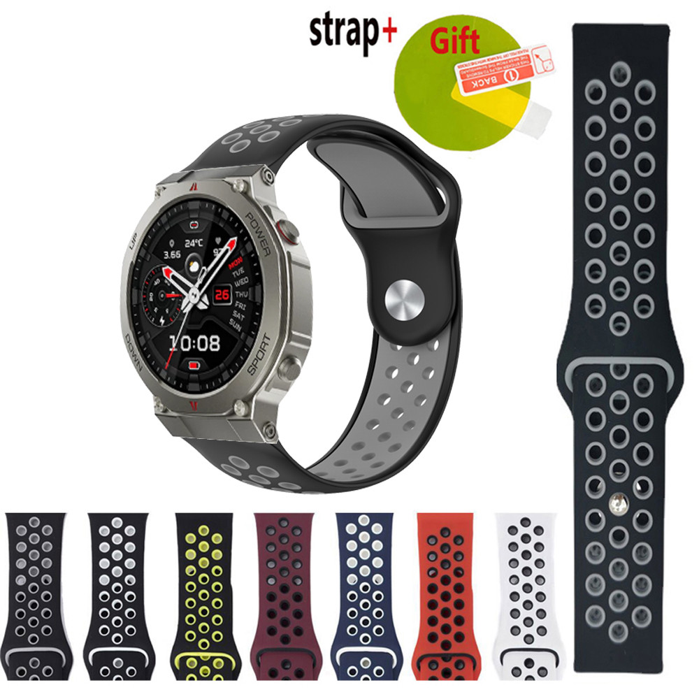 Black Shark GS3 Ultra Smart Watch Strap สายนาฬิกาซิลิโคนสําหรับ Black Shark GS3 Ultra Screen Protect