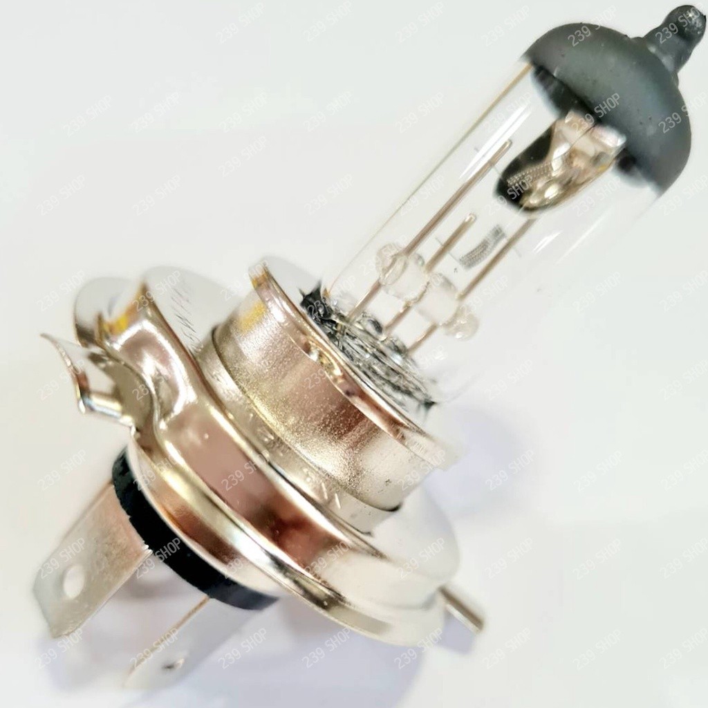 หลอดไฟหน้า H4 3 ขา เลือก ขาว ฟ้า ตัวถูก 12 V 35W สำหรับ SCOOPY-I NEW MSX FINO-NEW GRAND FILANO และอื