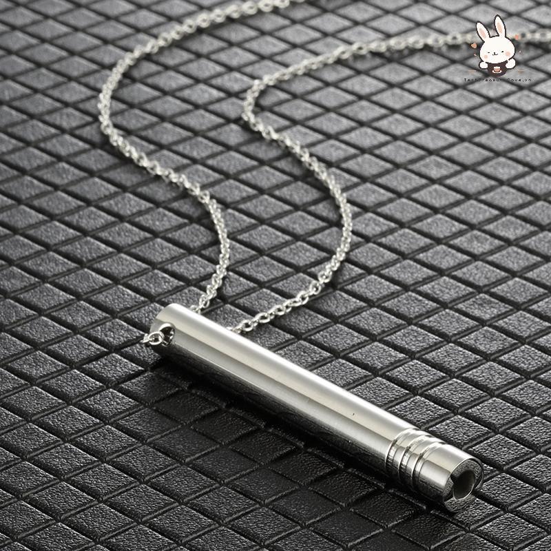 [Teh] สร้อยคอ Breathlace Calm Harmony สร้อยคอป้องกันหายใจสําหรับความวิตกกังวลสแตนเลส [VN]