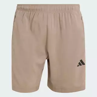 adidas Gym & Training กางเกงขาสั้นผ้าทอ WORKOUT ESSENTIALS BASE ผู้ชาย สีน้ำตาล KD2954