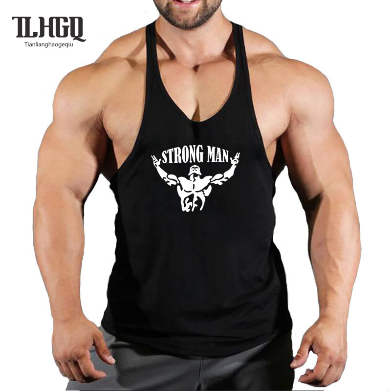 TLHGQ เสื้อกั๊กออกกําลังกายแขนกุดเสื้อกล้ามฟิตเนสสําหรับผู้ชายสําหรับฝึกซ้อมยิมและวิ่ง
