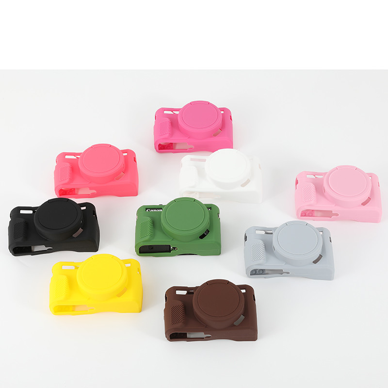 For Canon g7x mark ii case For Canon SX730 SX740 HS G7X2 G7X3 Digital Camera Bag Soft Silicone Cover