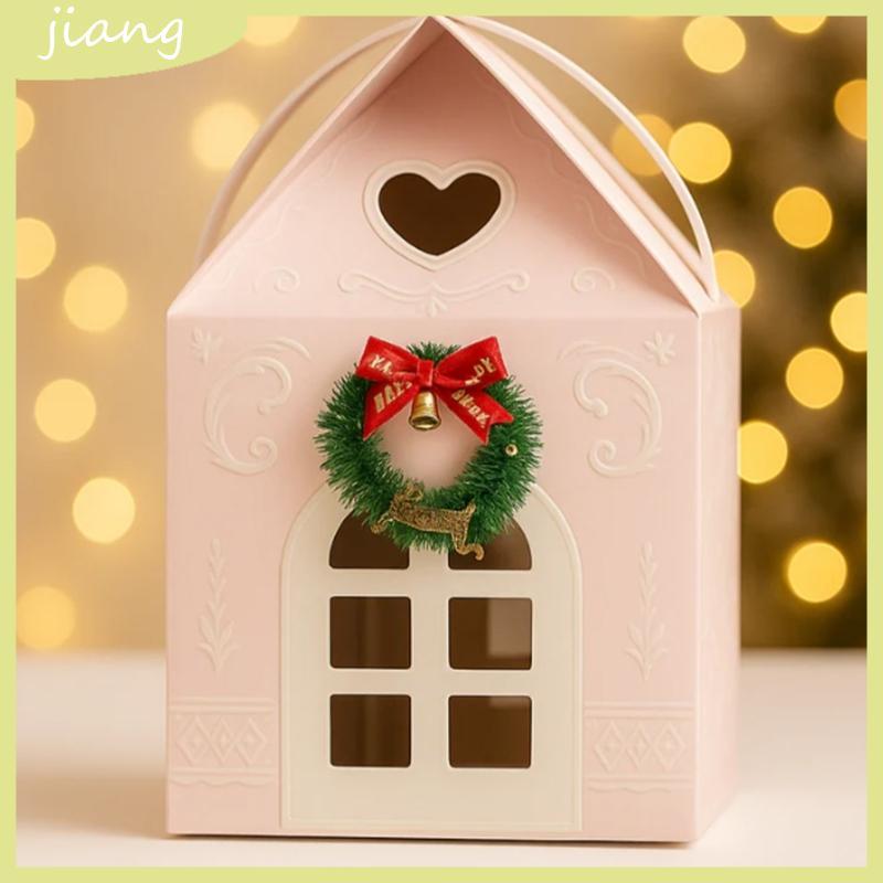 JN Christmas Wonderland Cottage Box House Shaped Box - ของขวัญในอุดมคติและเพลิดเพลินไปกับสําหรับบ้าน