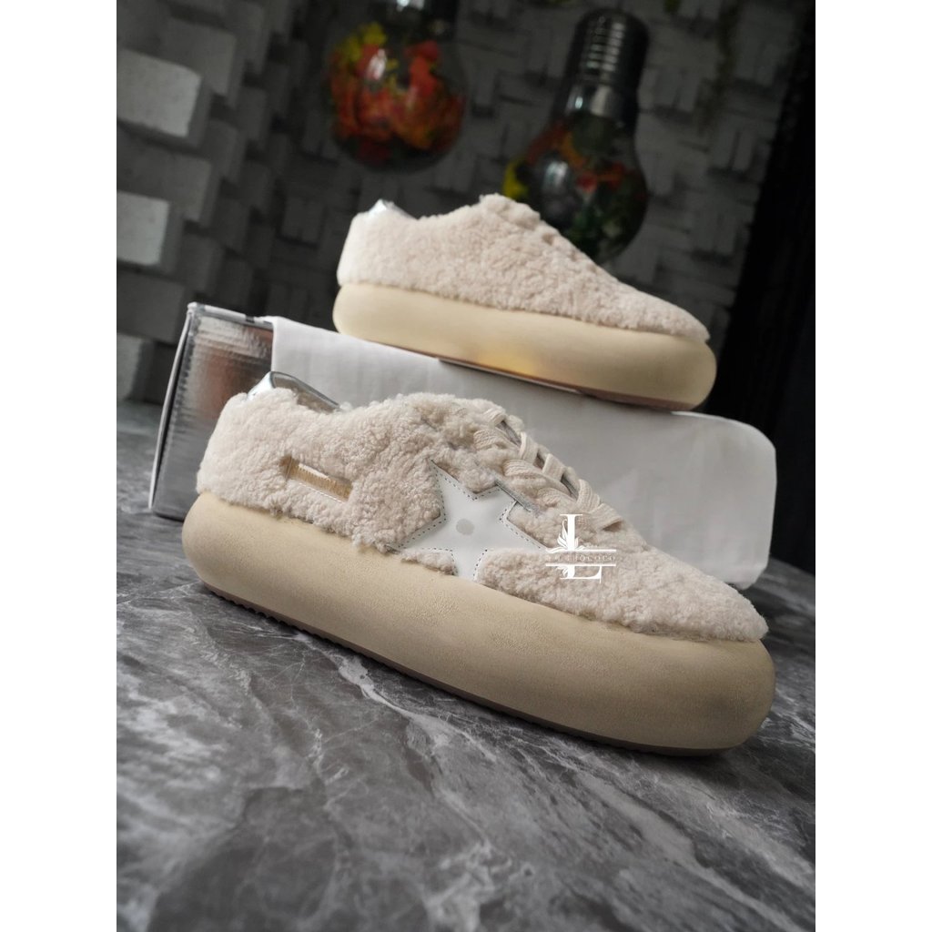 [การผลิตตงกวน ** สินค้า] ggdb ขนสัตว์สไตล์ ggdb ขนแกะแบบบูรณาการรองเท้าขนมปังรองเท้านิ้วเท้าไขมันรอง