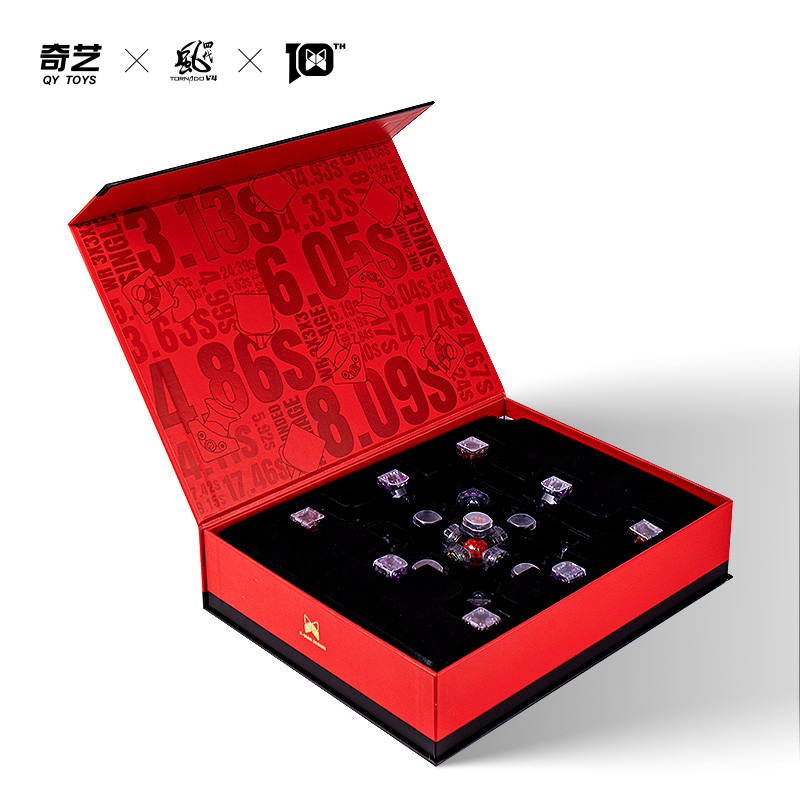2025 QiYi Tornado V4 M 3x3 Cube Pioneer ฉบับครบรอบ 10 ปี ( Global Limited ถึง 1200)