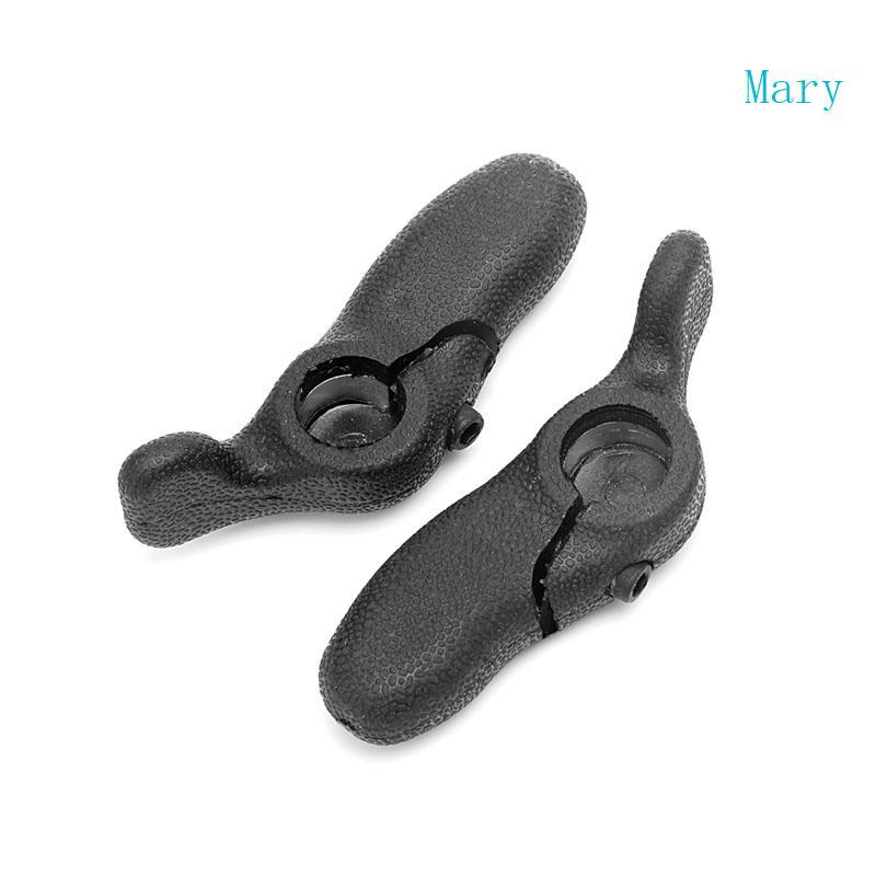 Mary 1 คู่ MTB Mountain OX Horn Shape Bar Ends แผนที่ยาง Handlebar Grips