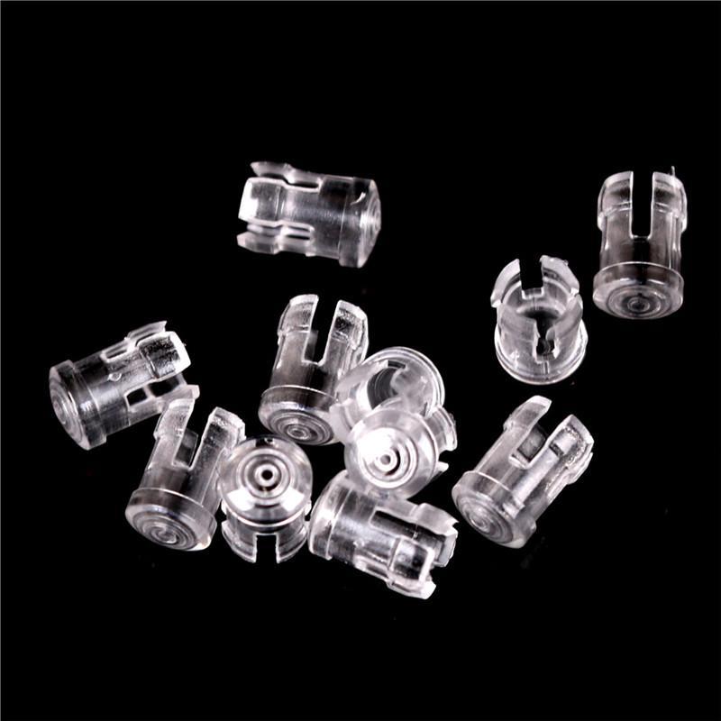WOW 10PCS 3 มม.ไฟ LED Emitting Diode โคมไฟ Protector Clear TH