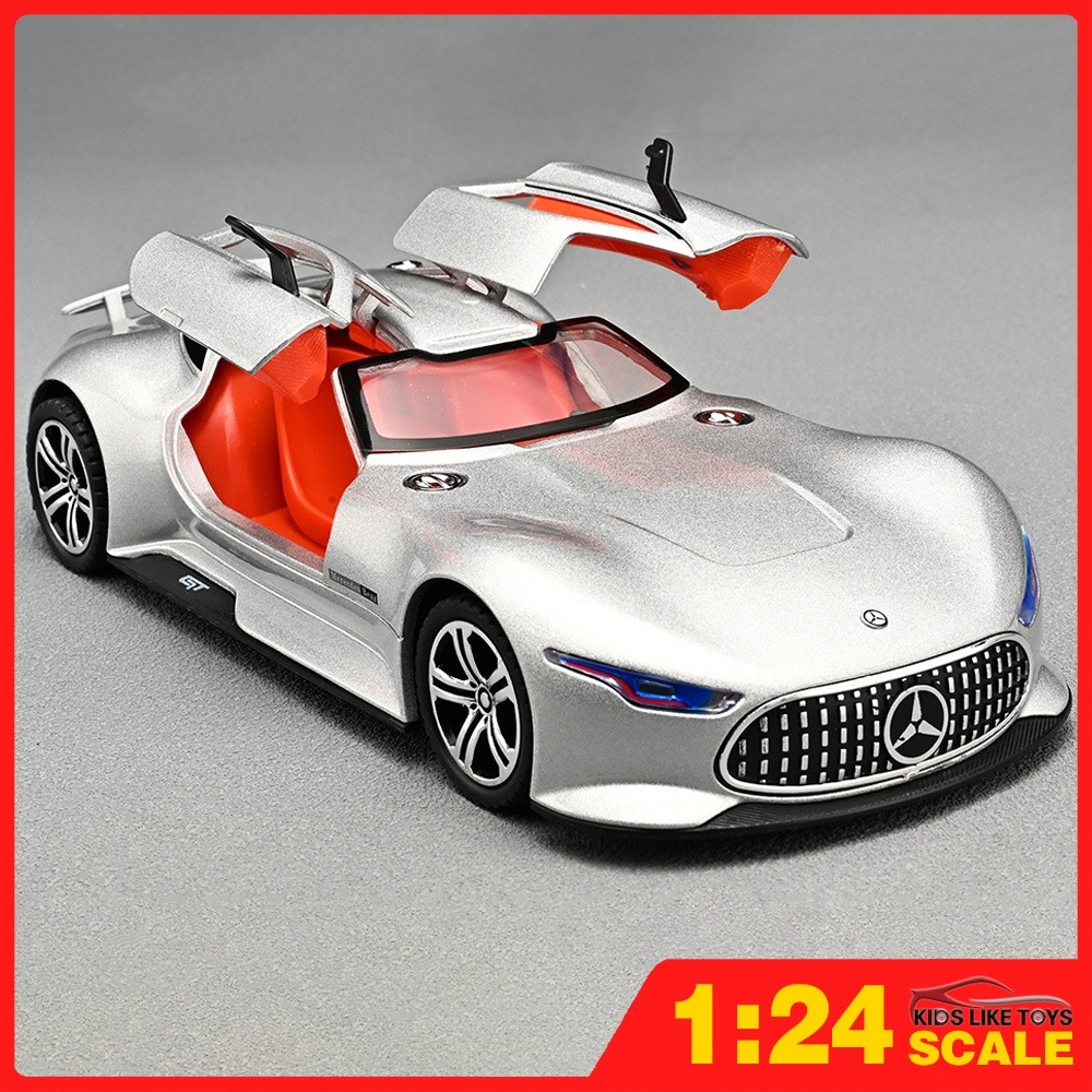 KLT 1:24 Benz AMG Vision GT Spray Edition รถเหล็กรุ่นรถของเล่นคอลเลกชันของขวัญสําหรับเด็กเด็กผู้หญิง