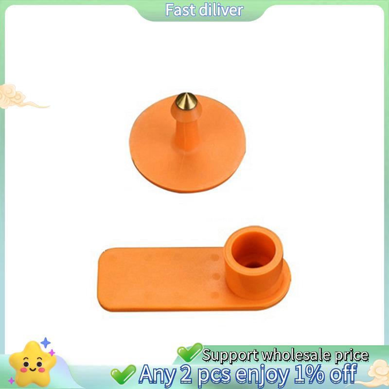 100pk RFID UHF Animal Ear Tag อิเล็กทรอนิกส์หูแท็ก 860-960MHz สําหรับหมูแกะแพะวัวติดตาม C