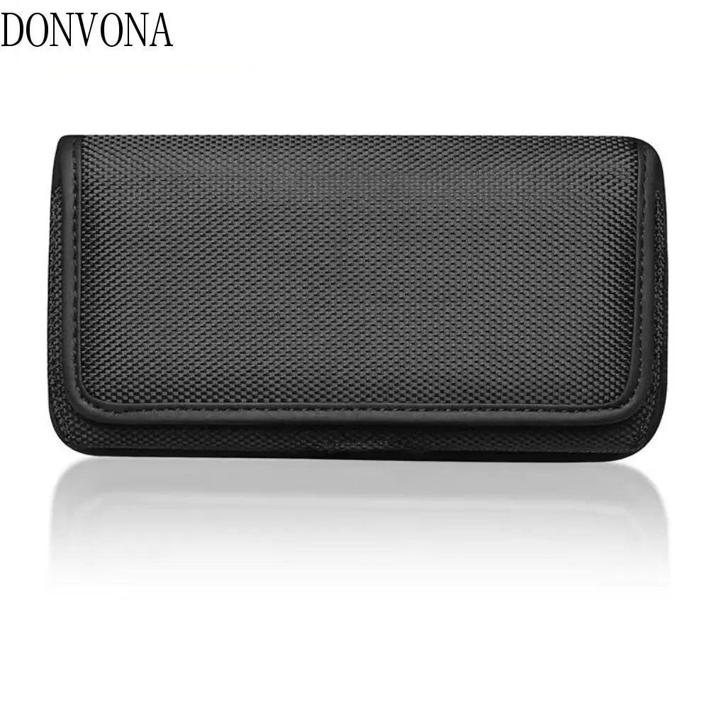 DONVONA กระเป๋าคาดเอวใส่โทรศัพท์ ผ้า Oxford