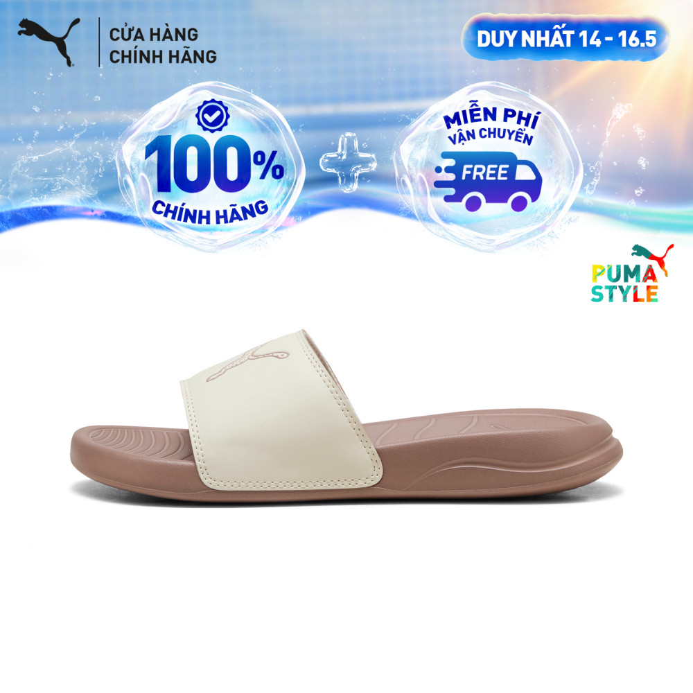 PUMA Womens Popcat 20 Topcat Frosted Ivory-Sandstone Sandals สีขาว
