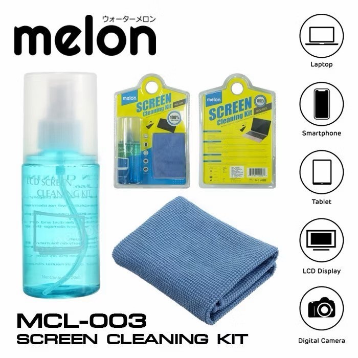 ชุดทําความสะอาดจอ จอคอมพิวเตอร์ จอโน๊ตบุ๊ค จอมือถือ จอโทรทัศน์ Melon MCL 003
