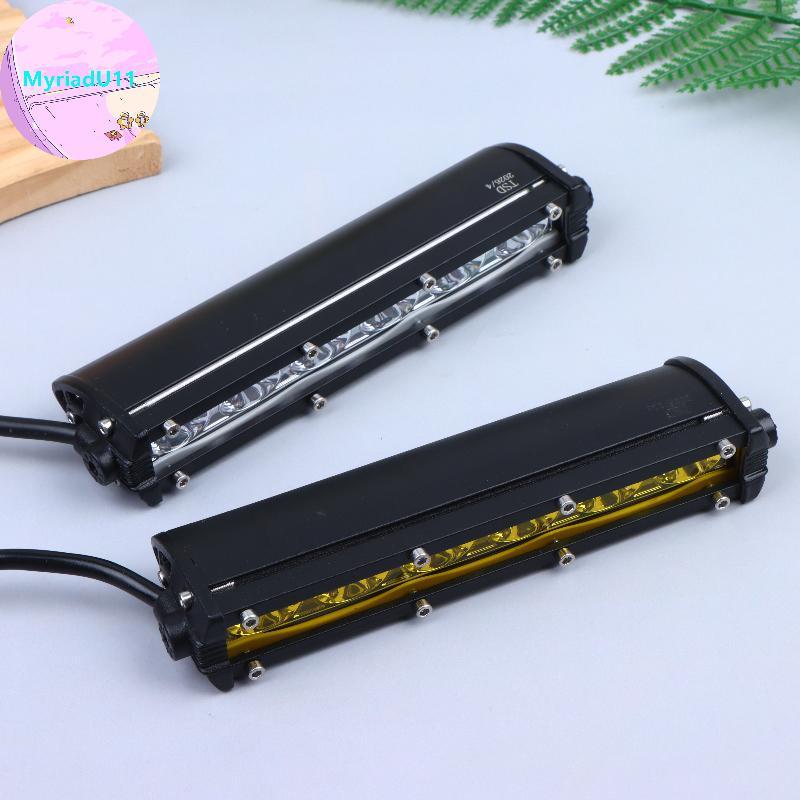 MyriadU 7 นิ้ว LED Light Bar แถวเดียวทํางาน Spot Beam High Output สําหรับ Trailer เรือ Off Road 4x4 