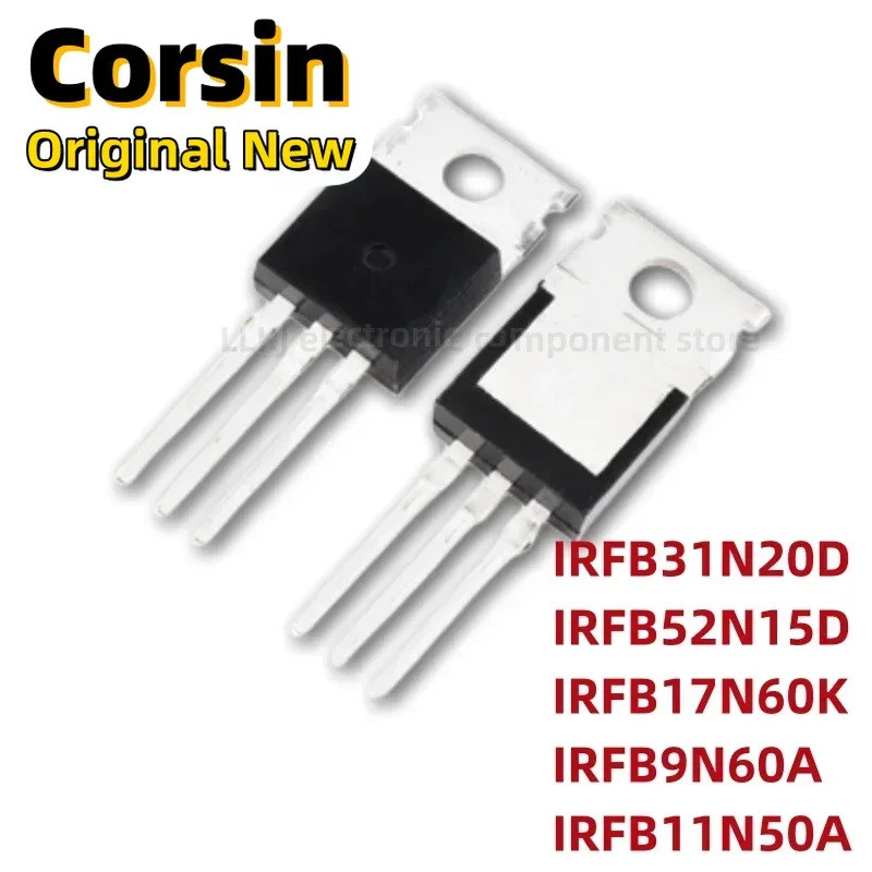 5PCS IRFB31N20D IRFB52N15D IRFB17N60K/9N60A/11N50A TO220 MOS FET TO-220/เอฟเฟกต์ภาคสนามทรานซิสเตอร์