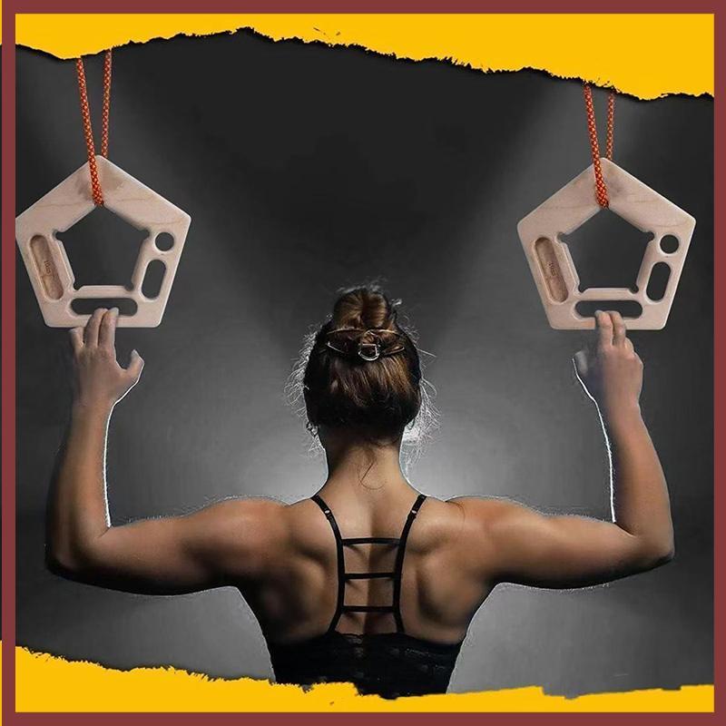 [DT] กระดานปีนเขา Finger Strengthening Trainer Pull-Up Board Suspension Board Outdoor Climbing Arm Strengthening Training Tool [TH]