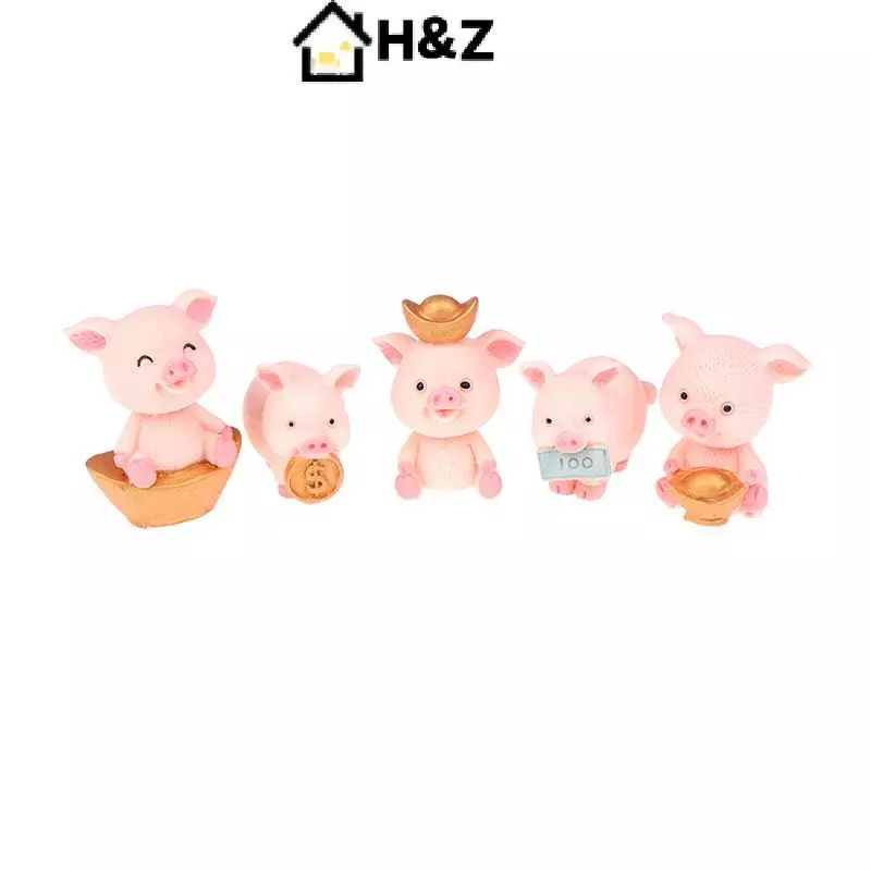 H&Z Fortune Pig Miniature Figurine thumbnail 9