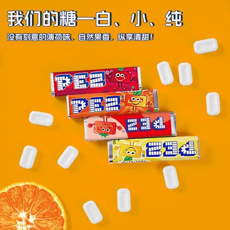2026 สินค้าใหม่ PEZ PEZ Candy ขนมนําเข้ารสโคล่ารสผลไม้เด็ก Hard Candy Machine Refill Pack20260519